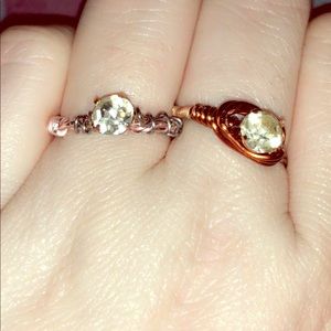 *HANDMADE* 🌎 Wire Wrap Rings